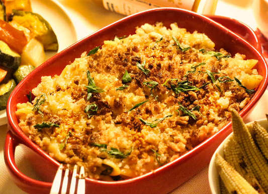 Pineapple Miso Mac and Cheese